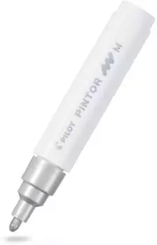 Pilot Pintor Marker M, 1,4mm, silber (SW-PT-M-SI)