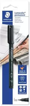 Staedtler Lumocolor Permanent Pen 318 Fein 0,6mm, schwarz (318-9)