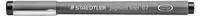 Staedtler 308 07-9, Staedtler Fineliner pigment liner 10 pcs 0.7mm black