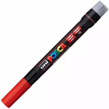 Posca PC-BR Pinselspitzen-Marker, rot (PX146654000)