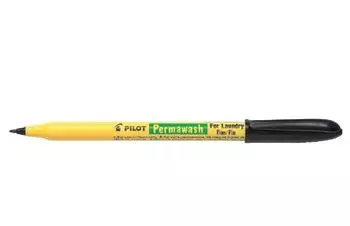 Pilot Permawash Textilmarker, konische Spitze 1mm, schwarz
