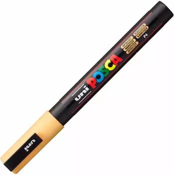 Mitsubishi Pencil POSCA Marker PC-3M feine Rundspitze 0,9-1,3mm apricot (186520)