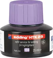 edding HTK25 Textmarker Nachf&uuml;lltinte Pastell Lila