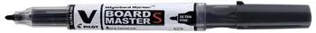 Pilot V Board Master S Whiteboard-Marker, Rundspitze, schwarz (487361)