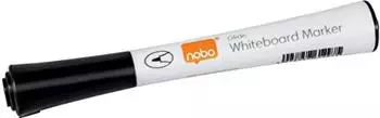 nobo Glide Whiteboard-Marker, Rundspitze fein 1mm, 4er-Pack, sortierte Farben (1915392)