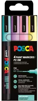 Posca PC-3M Acrylmarker 4er-Set Soft Colors (186542)