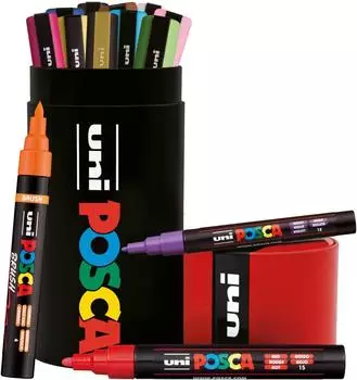 Posca Acrylmarker-Set, wasserbasis, 13 St&uuml;ck (302422455)