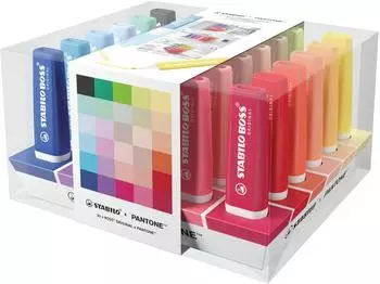 STABILO BOSS ORIGINAL x PANTONE Textmarker, 30er Tischset (70/30-6)