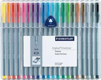 Staedtler triplus 334 Fineliner 0,3mm, 20 Farben sortiert (334 SB20)