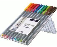 Staedtler 334 SB10, Staedtler Fineliner triplus BRILLIANT COLOURS, 10er Etui