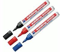 Edding 4-3000017, Edding Permanentmarker 3000, 4-3000017, St&uuml;ck, stahlblau,...