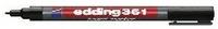 Edding 4-361001, Edding 4-361001 361 Boardmarker - nachf&uuml;llbar, 1 mm, schwarz