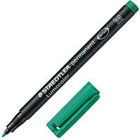 Staedtler 317-5, Staedtler Folienstift Lumocolor, 317-5, gr&uuml;n, 1mm, Rundspitze,
