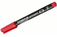 Staedtler 318-2, STAEDTLER Lumocolor Folienstift rot 0,6 mm permanent, 1 St.