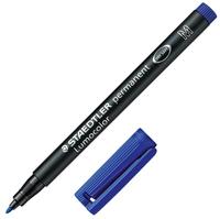 Staedtler 318-3, STAEDTLER Lumocolor Folienstift blau 0,6 mm permanent, 1 St.