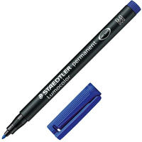 Staedtler 317-9, STAEDTLER Lumocolor Folienstift blau 1,0 mm permanent, 1 St.