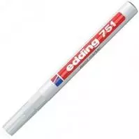 Edding Lackmarker 751, wei&szlig;, Strichbreite 1 - 2 mm, wasserfest
