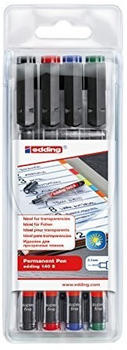 edding 140 S Permanenter 4er-Set sortiert 001-004