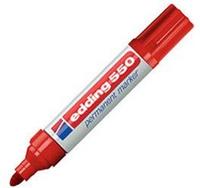 Edding 4-550002, edding 550 Permanentmarker rot 3,0 - 4,0 mm, 1 St.