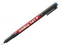 Edding 4141001 141 F - OHP-Marker, permanent, 0,6 mm, schwarz