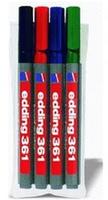 Edding 4-361-4-2, edding 361 Whiteboard-Marker farbsortiert 1,0 mm, 4 St.