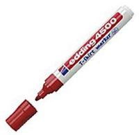 Edding 4-4500002, edding 4500 Textilmarker rot 2,0 - 3,0 mm, 1 St.