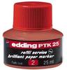 edding 4-PTK25002, edding PTK 25ml rot, Grundpreis: &euro; 210,- / l