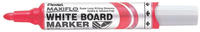 Pentel Whiteboardmarker Maxiflo M, rot, Rundspitze, Strichbreite 2,5mm, abwischbar