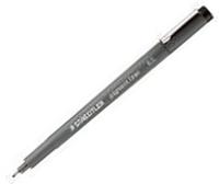 STAEDTLER 308 02-9, Staedtler Feinschreiber pigment liner - 0,2 mm, schwarz