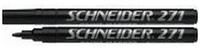 Schneider Lackmarker Maxx 271, schwarz, Rundspitze, Strichbreite 1 - 2 mm, wasserfest