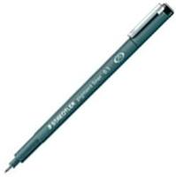 STAEDTLER 308 05-9, Staedtler Feinschreiber pigment liner - 0,5 mm, schwarz