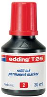 Edding 4-T25002, edding Nachf&uuml;lltinte T 25 rot