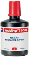 Edding 4-T100002, edding Nachf&uuml;lltusche T100 rot