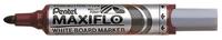 Pentel Whiteboardmarker Maxiflo M, braun, Rundspitze, Strichbreite 2,5mm, abwischbar