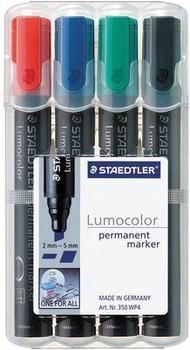 Staedtler 350 Lumocolor Permanent-Marker Box 4er