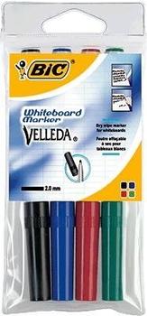 BIC Velleda Whiteboard-Marker 1741 (rund) 1.4mm, 4er-Etui, farbig sortiert