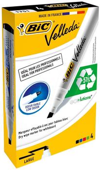 BIC Velleda Whiteboard-Marker 1751 (keilförmig) 1.9mm 4er Etui