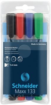 Schneider Permanentmarker 133 4er Etui