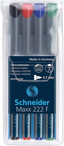 Schneider OHP-Marker permanent 222 F 4er Etui