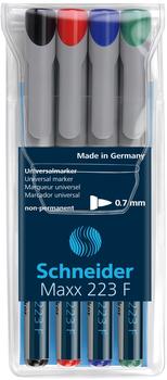 Schneider OHP-Marker non-permanent 223 F 4er Etui