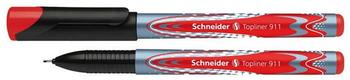 Schneider Topliner 911 Fineliner rot