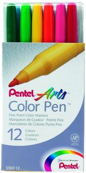 Pentel Colour Pen 12er-Etui
