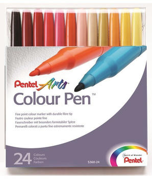 Pentel Colour Pen 24er-Etui