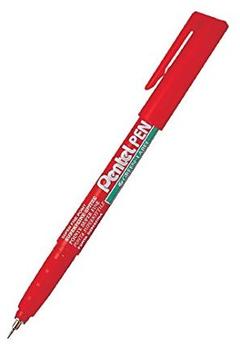 Pentel Permanent-Marker GREEN-LABEL NMF50 rot