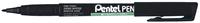 Pentel NMS50-AO, Pentel green Label NMS50-AO Permanentmarker schwarz 1,0 mm, 1...