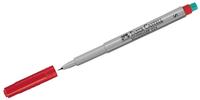 Faber-Castell 152421 CD-Marker MULTIMARK - non-permanent, S, rot