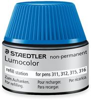 Staedtler 487 15-3, Staedtler Nachf&uuml;lltinte Lumocolor nonperm blau