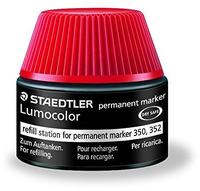 Staedtler Nachf&uuml;lltusche Lumocolor perm., rot, 48850-2, f&uuml;r Permanentmarker,