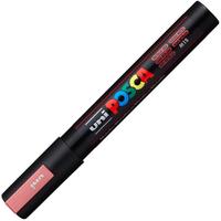 Uni Marker PC-5M-Rot Metallic, Uni Marker Uni Posca PC-5M Marker Rot Metallic