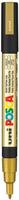 Uni-Ball 186581, POSCA uni-ball PC-3M Acrylstift gold 0,9 - 1,3 mm, 1 St.